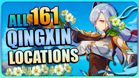 [V3.5] All 161 Qingxin Locations | Fast & Efficient Farming Route | Genshin Impact Shenhe ...