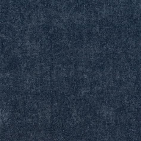 Dark Blue Smooth Polyester Velvet Upholstery Fabric By The Yard