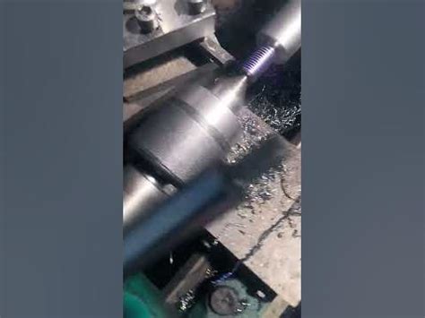 threading on lathe machine | lathe machine job work - YouTube