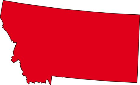 Montana State Outline - ClipArt Best