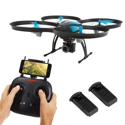 SereneLife SLRD42WIFI - WiFi Drone Quad-Copter Wireless UAV with HD Camera + Video Recording ...