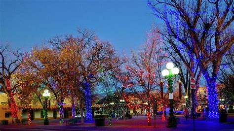 The Holidays on Old Town Plaza Albuquerque Photograph by Allen Coles - Fine Art America