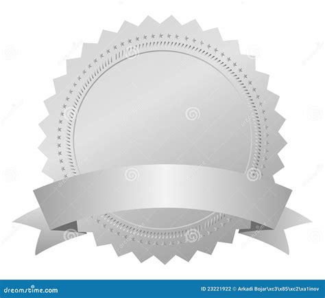 Silver Award Medal Stock Photography - Image: 23221922