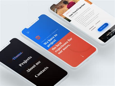 Portfolio Concept - Mobile by Matteo Mapelli on Dribbble