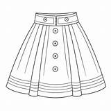 Skirt Coloring Page sketch template