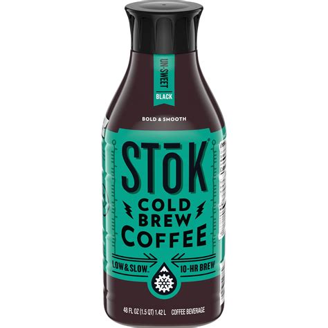 SToK Unsweetened Cold Brew Coffee, 48 Oz. - Walmart.com - Walmart.com