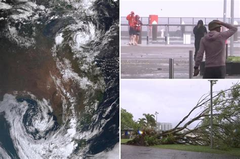 Cyclone Jasper crosses Australia’s east coast as category 2 storm with ...