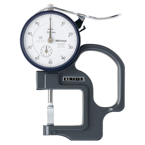 Mitutoyo 7315 Dial Thickness Gauge 0-10mm - All Metrology from H Roberts & Sons DI Ltd UK