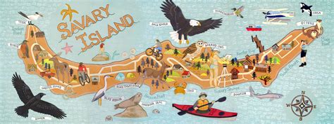 Jessica Rae Gordon: Savary Island Map