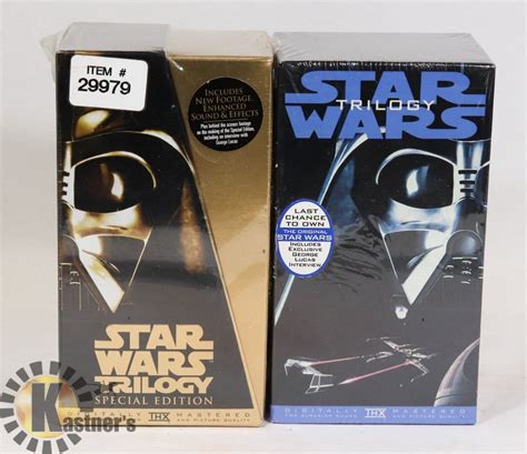 2 SEALED VHS STAR WARS TRILOGY, SPECIAL EDITION