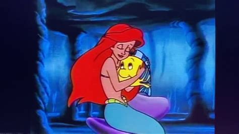 Ariel And Flounder The Little Mermaid