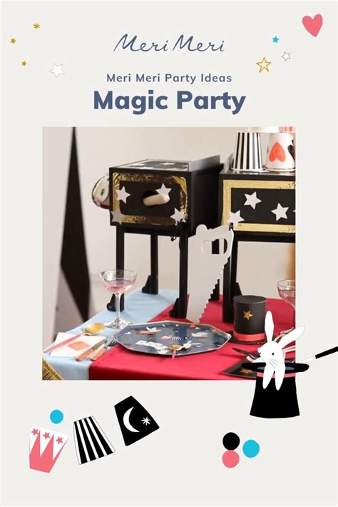 Magician birthday party for kids party supplies decorations – Artofit