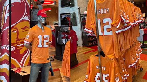 IN PHOTOS: Tom Brady’s Buccaneers creamsicle jersey goes on sale despite legendary QB’s ...