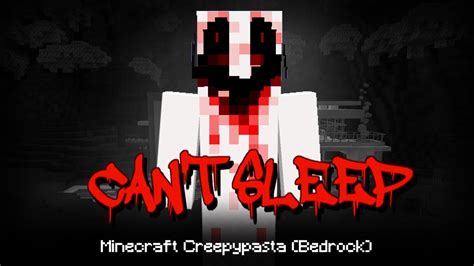 CAN'T SLEEP! Minecraft Creepypasta (Bedrock) - YouTube