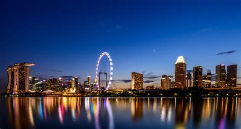 London's Eye landmark, Ferris wheel, Night city, Skyscrapers HD wallpaper | Wallpaper Flare