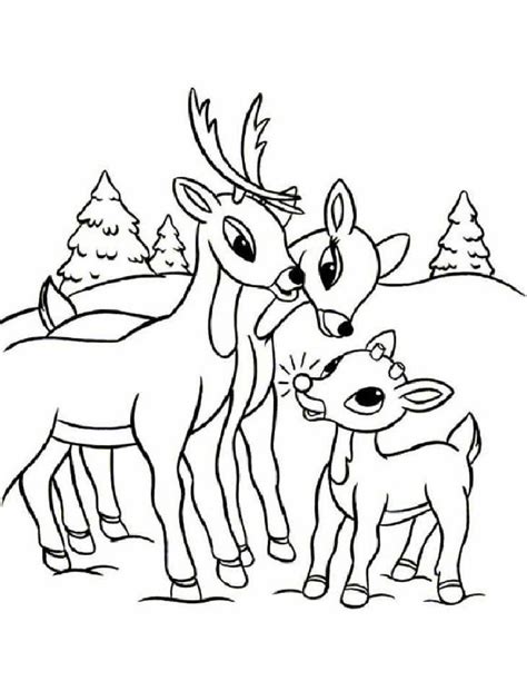 Rudolph Coloring Pages | Team colors