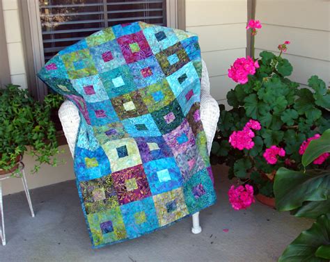 CharmPacksPlus Blog: Blue Batik Quilt