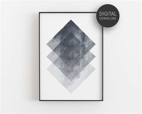 Abstract Wall Art Geometric Art Downloadable Prints - Etsy