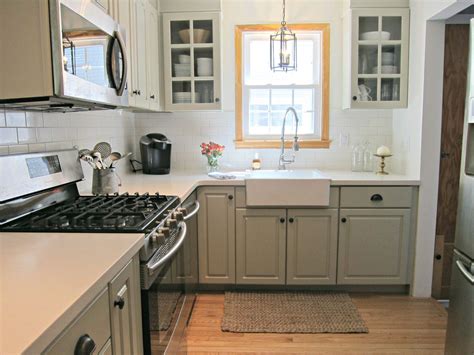 Corian Linen Counters, Benjamin Moore Senora Gray cabinets, White Dove walls, wh in 2020 (With ...