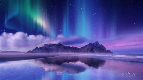 Download Nature Aurora Borealis HD Wallpaper by Gene Raz von Edler