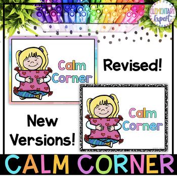 Results for calm corner printable | TPT