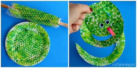 Paper Plate Snake Craft