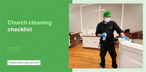 Church Cleaning Checklist & Schedule - Multi Cleaning