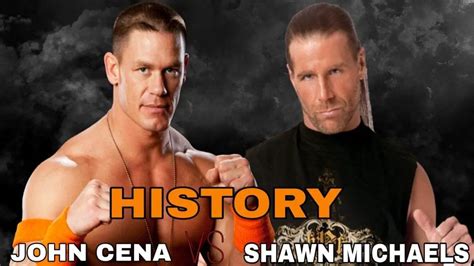 John Cena vs Shawn Michaels full rivalry storylines