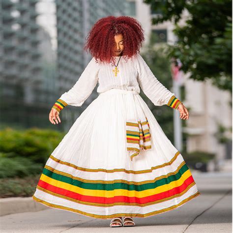 Hager Ethiopian dress - EthiopianClothing.Net