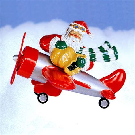 AIRPLANE CHRISTMAS DECORATIONS - AIRPLANE CHRISTMAS - 1970'S DECOR