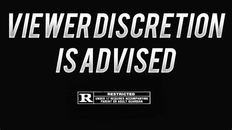 Viewer Discretion is Advised - (Disclaimer Video 001) - YouTube