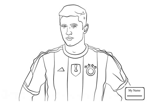 Lionel Messi Colouring Pages