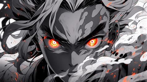 1920x1080 Resolution Demon Slayer's Kyojuro Rengoku HD Cool Eye 1080P ...