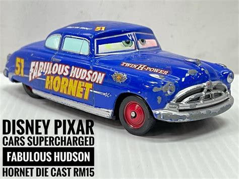 Disney Pixar Cars Supercharged Fabulous Hudson Hornet Diecast, Hobbies ...