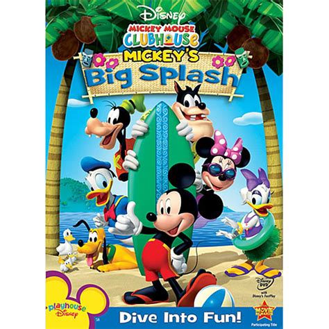 Mickey Mouse Clubhouse Mickeys Big Splash DVD shopDisney | 20% off & Cash Back