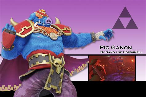 Pig Ganon Remastered [Super Smash Bros. Ultimate] [Mods]