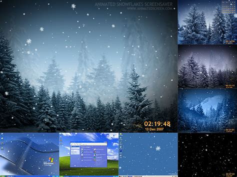 Animated SnowFlakes Screensaver Main Window - Alfa Games - This ...