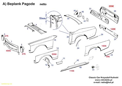 Diagram Car Body Parts