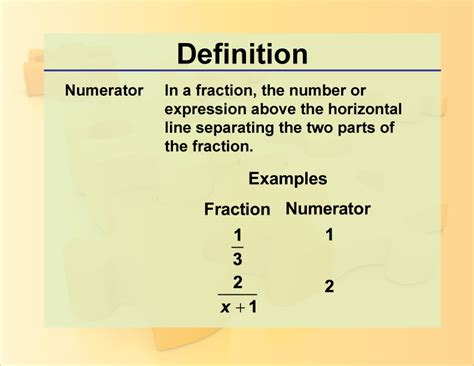 Definition--Numerator | Media4Math