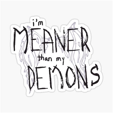 "Demons" Sticker for Sale by llittle20 | Redbubble