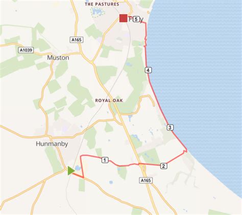 Hunmanby Walking Route 3 Hunmanby to Filey via Hunmanby Gap Beach ...