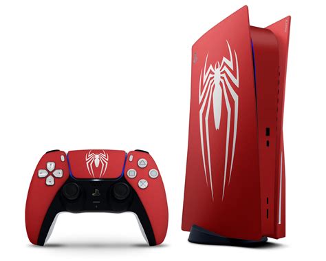 Red Spiderman PS5 Controller & Console Skin Miles Morales - Etsy UK