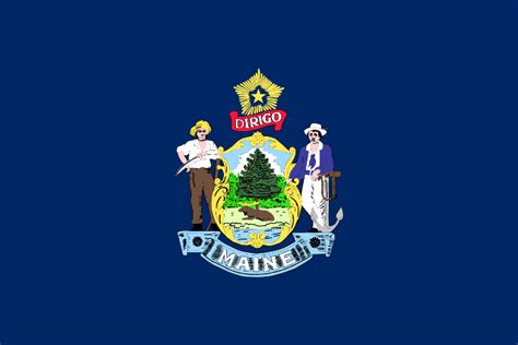 Maine State Flag