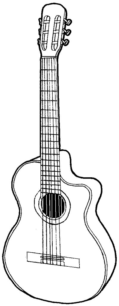 How to Draw a Guitar