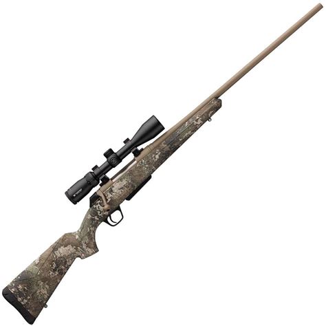 Winchester XPR Hunter Scope Combo True Timber Strata/FDE Perma-Cote Bolt Action Rifle - 300 ...