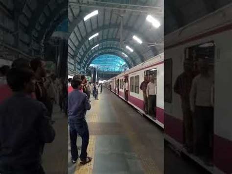 Goregaon station 1 st harbour line train - YouTube