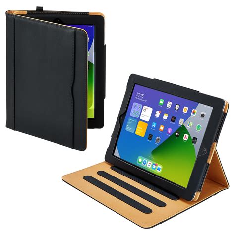 S-Tech iPad Air 2 Case Soft Leather Wallet Card Holder Smart Cover with ...