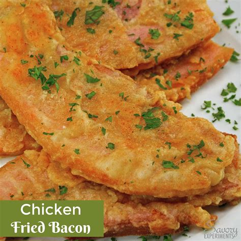 Chicken Fried Bacon - Savory Experiments