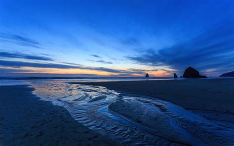 Sunset Oregon Beach Mac Wallpaper Download | AllMacWallpaper