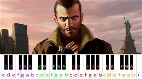 GTA IV Theme (Grand Theft Auto 4) | Piano Letter Notes